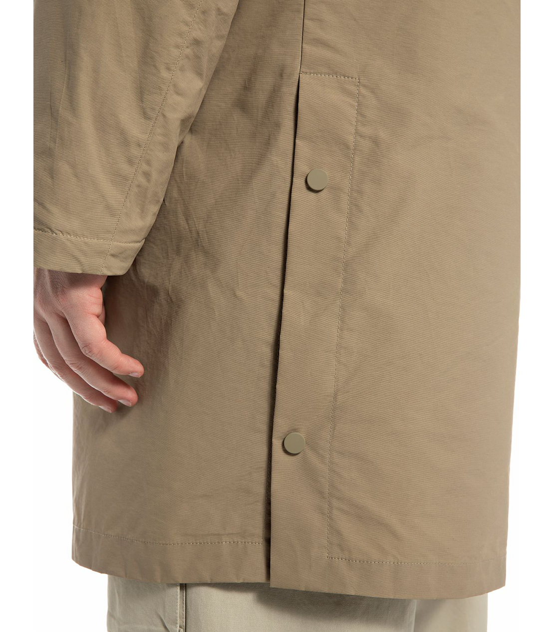 フード付きロングパデッドジャケット 詳細画像 ライトコーヒー 7